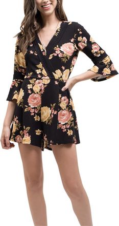 Blu Pepper Blu Pepper 3/4-Sleeve Romper