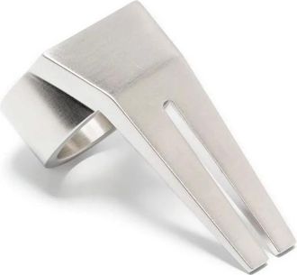 Rick Owens Open Trunk Ring - female - Rick Owens - Rings - Gray - 54 MM - Accessories