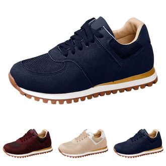 Generic Womens Fashion Sneakers Stylish Retro Casual Running Walking Shoes for Women Suede Lace Up Chunky Platform Sneakers Lightweight Athletic Workout Tenni