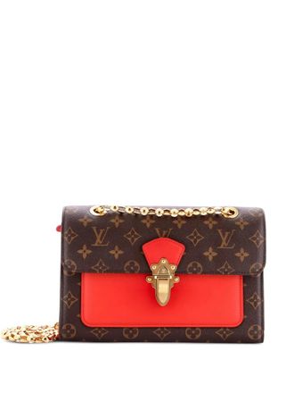 Louis Vuitton Victoire Handbag Monogram Canvas and Leather shoulder bag - Marrone