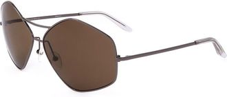 Linda Farrow DRIES VAN NOTEN DVN42 C4 Mens Sunglasses Brown Size 64