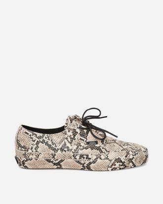 Vans Premium Authentic Ease Python Sneakers Turtledove / White