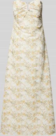 Bardot Bardot Abendkleid mit gelegten Falten Modell LORA in Hellgelb, Gr&ouml;&szlig;e 34