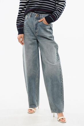 Zimmermann Jeans BARREL A Gamba Larga e a Vita alta Zimmermann