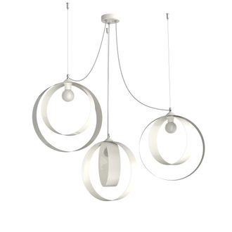 Lumicom Shell L&aacute;mpara De Techo 3 Luces Monocolor Brillo