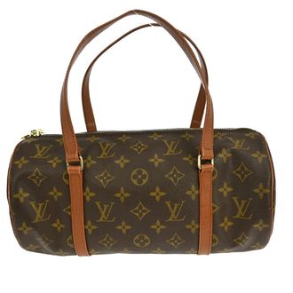 Louis Vuitton Papillon Handbag Monogram Canvas Brown Canvas Handbag (Pre-Owned)