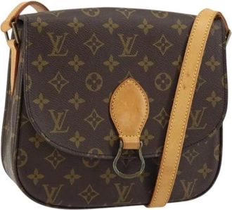Louis Vuitton Pre-owned Cross Body Bags, female, Brown, Size: ONE SIZE Pre-owned Canvas Cross Body Bag