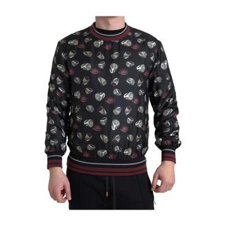 Dolce & Gabbana Hoodies & sweatvesten, Heren, Veelkleurig, XS, Sweatshirts