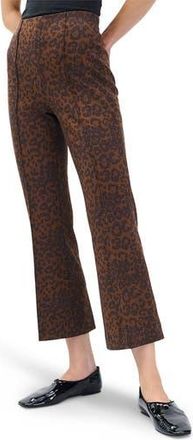 Rag & Bone Irina Leopard Print Ponte Flare Ankle Pants at Nordstrom Rack, Size X-Small