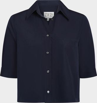 TWP Short Lived Button-Front Shirt
