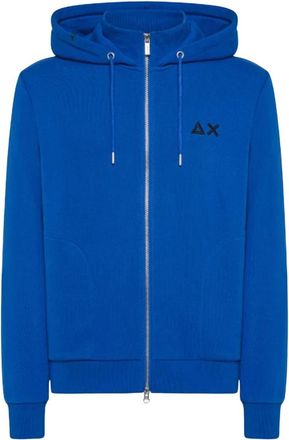 Sun 68 Sweatshirts & Hoodies - Heren - Vesten met rits - Blauw - 3XL - Katoen - Hoodies & sweatvesten
