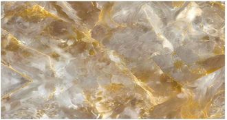 Trade Shop Trade Shop - Pannello Adesivo Effetto Marmo Perlato Dorato 120x300cm Pareti Paraschizzi Stanza