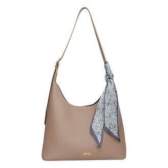 Generic Cymwer PU Leather Trendy Shoulder Bag Versatile Hobo Bag for Women Work Shopping(Grey) (Grey)