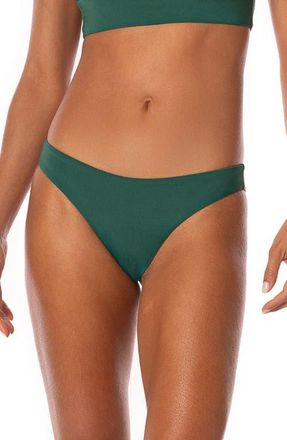 Maaji Brunswick Green Sublimity Reversible Bikini Bottoms in Dark Green at Nordstrom, Size Small
