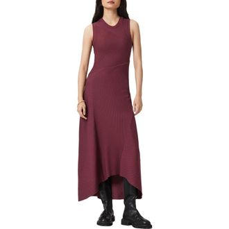 AllSaints Gia Sleeveless Maxi Dress in Oxblood Red at Nordstrom Rack, Size 2 Us / 6 Uk