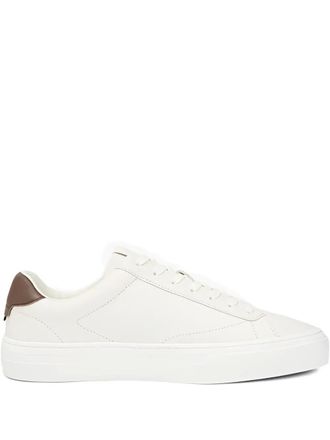 Tommy Hilfiger round-toe sneakers - men - Nappa Leather/Nappa Leather/Rubber/Polyurethane/Synthetic Rubber - 42 - Neutrals