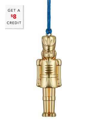 Waterford Christmas Nutcracker Golden Ornament With $8 Credit