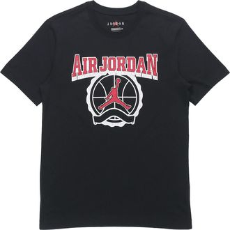 Nike Jordan Air Jordan Burst Crack Basketball Sports Short Sleeve T-Shirt Mens Black CV3420-010