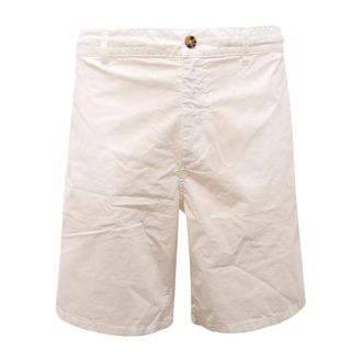MC2 Saint Barth Casual Shorts, male, White, Size: 2XL Ischia Cotton Bermuda Shorts