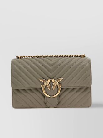 Pinko love bag leather crossbody bag