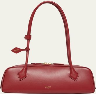Alaia Le Teckel Medium Shoulder Bag in Leather