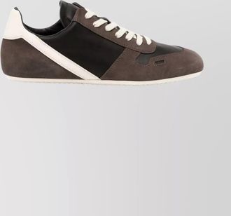 Rick Owens leather low-top sneakers