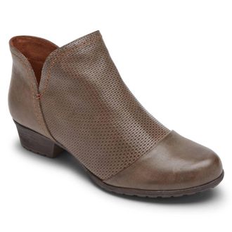 Rockport Womens Gratasha V-Cut Boots In Taupe
