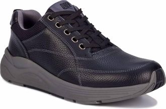 Drew Mens Maker Lace Up Casual Shoe In Black