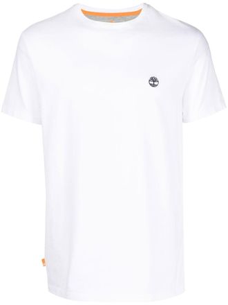 Timberland T-shirt con ricamo - Bianco