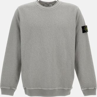 Stone Island Felpa Girocollo In Cotone
