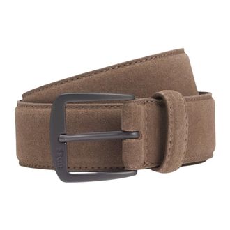 HUGO BOSS Cintur&oacute;n de ante italiano - Accessories - Hombre - Beige - 110 CM