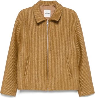 Sandro Bomber con zip - Marrone