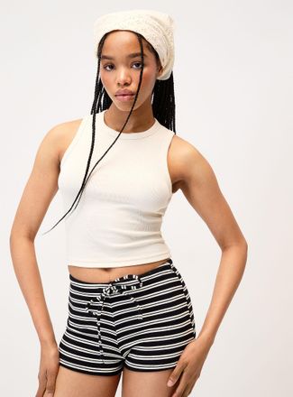 Twik Womens Mixed stripes micro-short