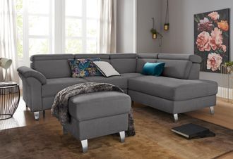 Sit&more Ecksofa »Arngast L-Form« inklusive Kopfteilverstellung und Federkern