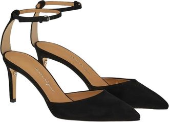 Ferragamo 80Mm Leather Pump