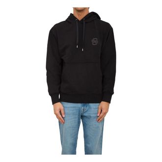 HUGO BOSS Hombre, Sudaderas, Negro, Talla: S