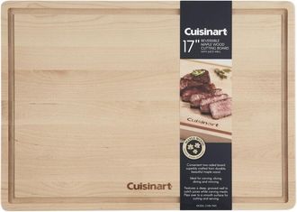 Cuisinart 17In Reversible Maple Wood Cutting Board