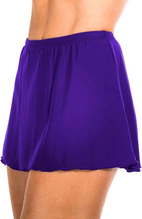 Miraclesuit Tankini Bottom Swim Skirt In Eggplant