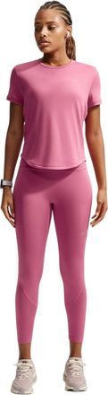 Nike Swoosh Dri-FIT-shirt voor dames (Pioenroos)