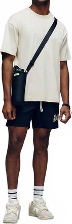 Psycho Bunny Zayn Relaxed Fit Graphic Tee In White Cap/ Grey