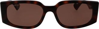 Gucci Stijlvolle zonnebril Gg 1534S - Dames - Zonnebrillen - Bruin - 55 MM - Accessoires