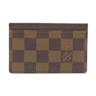 Louis Vuitton Pre-owned Wallets, unisex, Brown, Size: ONE SIZE Pre-owned Card Case