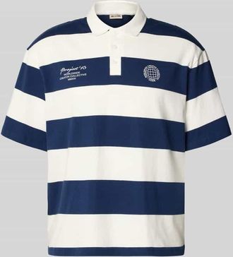 Only & Sons Relaxed Fit Poloshirt aus reiner Baumwolle Modell DEVIN in Marine, Gr&ouml;&szlig;e XXL