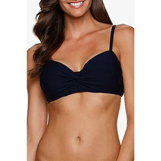 Helen Jon D/DD Cup Twist Underwire Bra in Black at Nordstrom