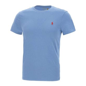 Polo Ralph Lauren T-Shirts, male, Blue, Size: 2XL Classics Cotton T-Shirt