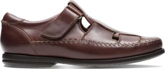 Clarks Un Gala Strap, Mens Closed Toe Sandals, Brown (Dark Tan Lea), 8 UK (42 EU)
