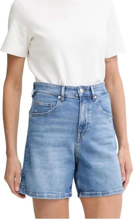 Marc O'Polo Dames, Korte broeken, Blauw, Maat: W27 Denim