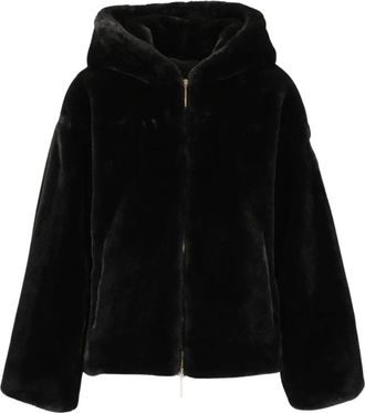 Tatras Yumola Faux Fur Jacket - Dames - Jassen - Zwart - Maat: M Poliester