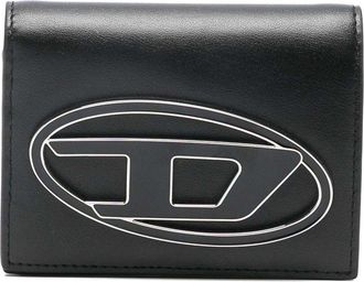 Diesel Wallet In Black Leather With Logo