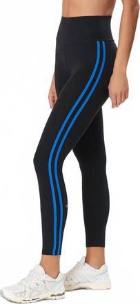 SPLITS59 Ella Highwaist Airweight Leggings In Black/classic Blue